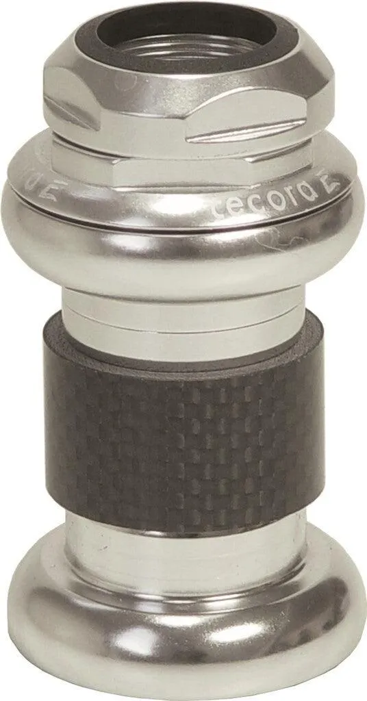 Direction de vélo Tecora E Ball 1" alu argent 26.4mm pour fourche filetée