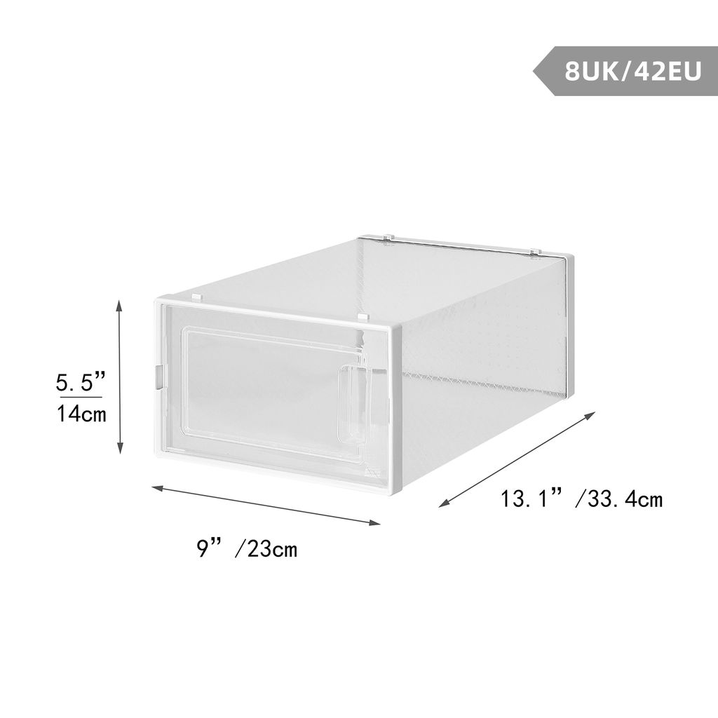 Meerveil Schuhkarton Schuhboxen 12er-Set Transparent ab 46,99 €