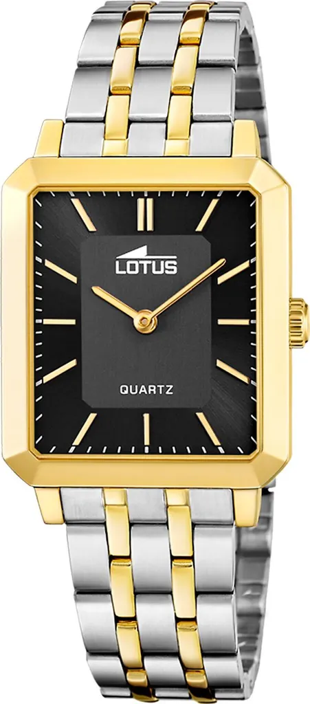Montre Lotus Femme Etanche 50m en Acier Argenté avec Cadran Soleil Bleu