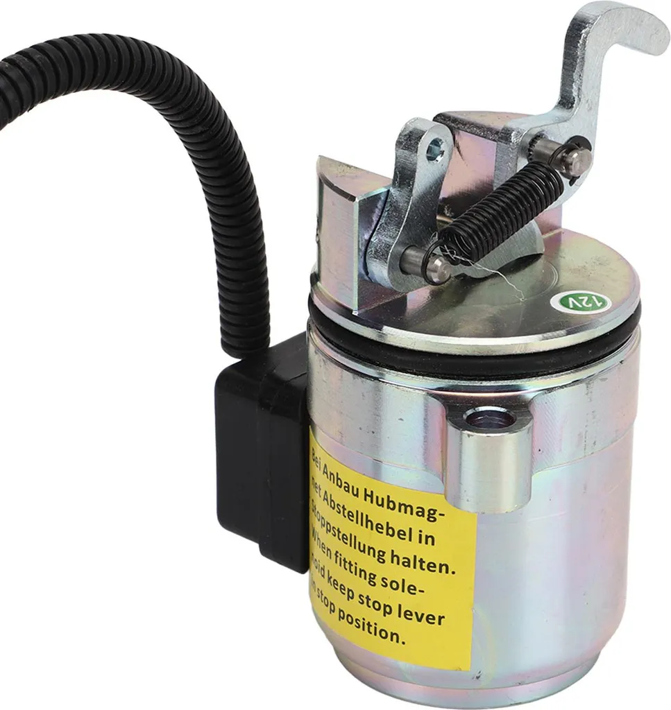 Solénoïde d'Arrêt Carburant 12V pour Moteurs Deutz F2L2011 BF3L2011
