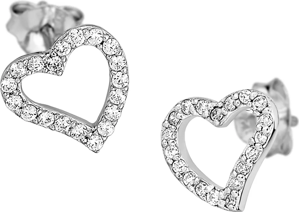 EleRunis 1 pezzo Orecchino a perno in argento sterling 925 a forma di