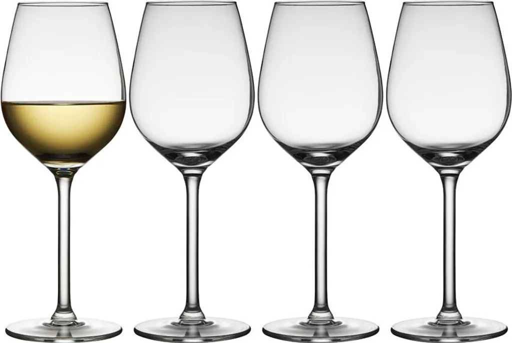 Set Regalo 4 Calici Vino Bianco Lyngby Glas Juvel 38cl | Vetro Danese