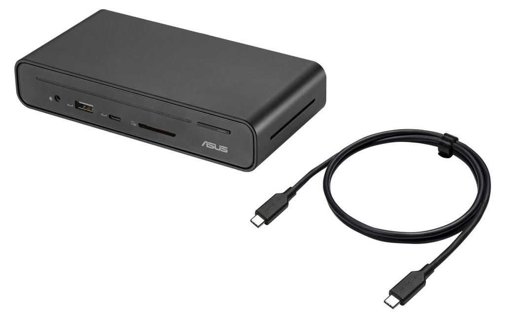 ASUS Triple Display USB-C Dock Duo DC301, Kabelgebunden, 90 Produktbild 