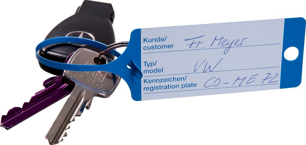 EICHNER ORGANISATIONS SYSTEME PP-Schlüsselanhänger blau
