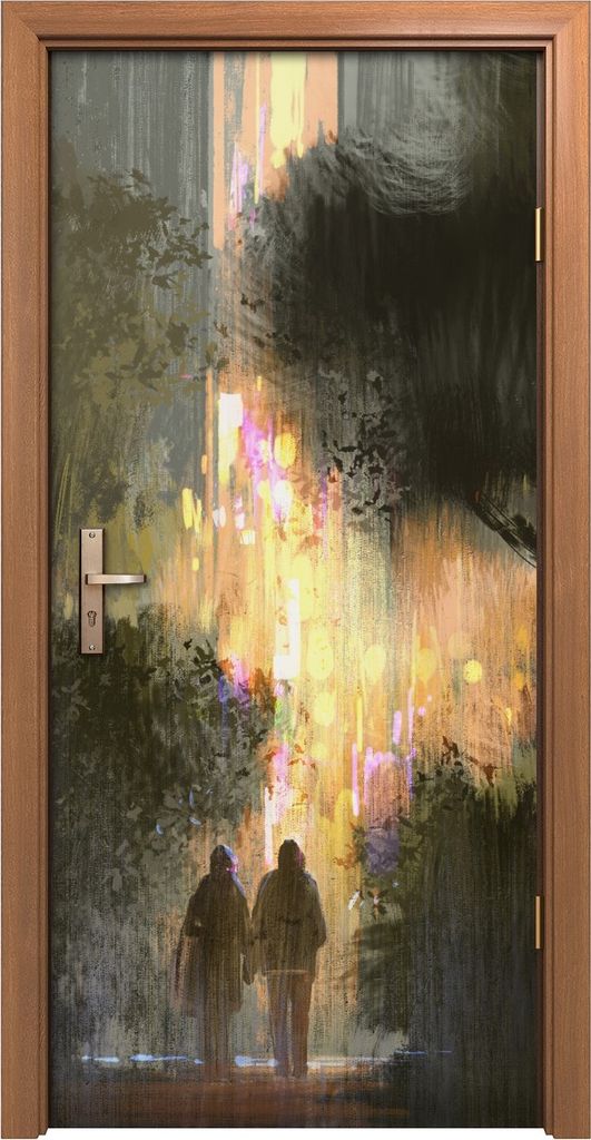 Türposter 90x200 cm Türaufkleber Türtapete Türfolie Produktbild 