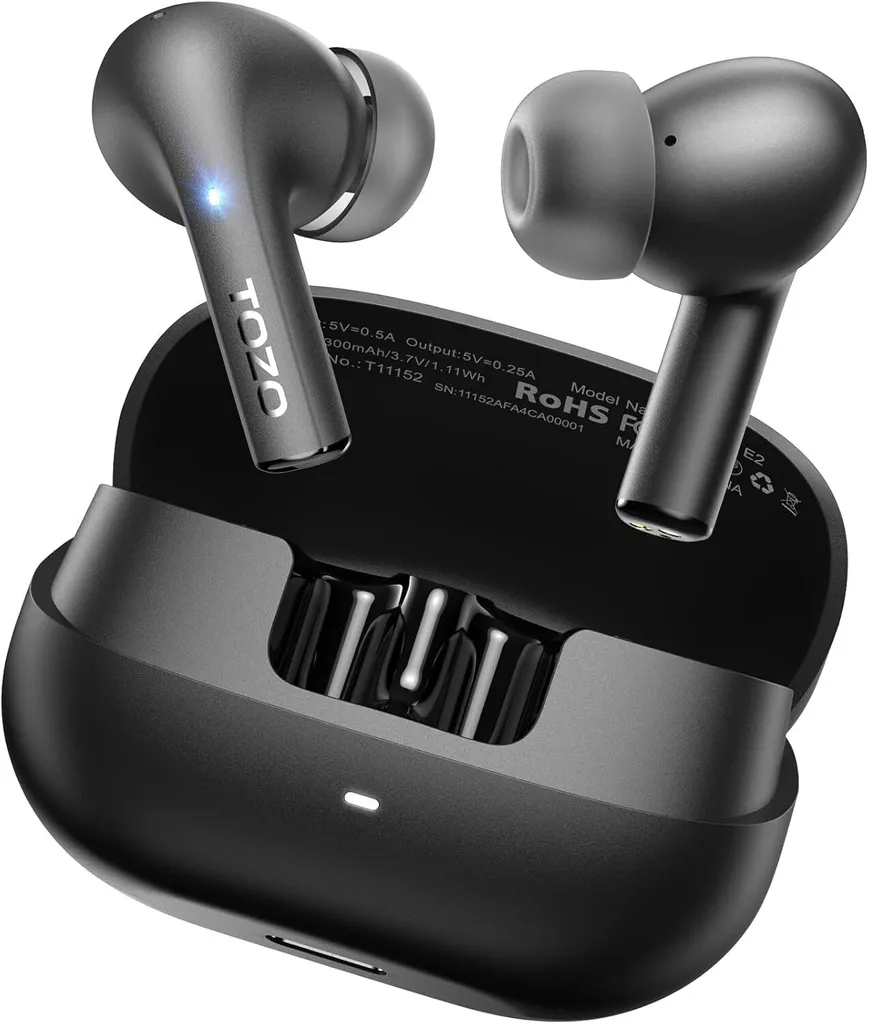 Auricolari Senza Fili 5.3: 30H di Musica, Bassi Deep e App Smart