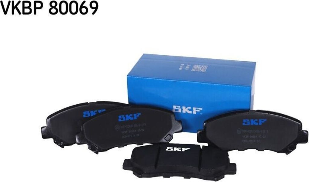 SKF Bremsbeläge Satz Vorne Bremsklötze für NISSAN Qashqai / Qashqai +2 I (J10, NJ10) VKBP 80069