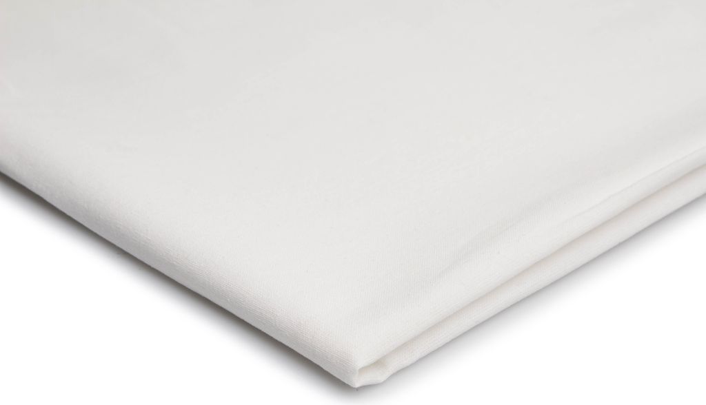 Ramie-Baumwollstoff, Weiß, 50 x 150 cm Produktbild 