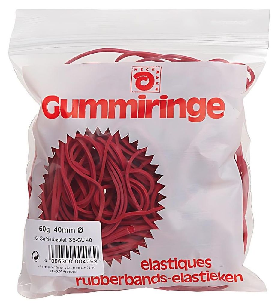 W. HECKMANN Gummiringe 50g, 15mm Ø Produktbild 