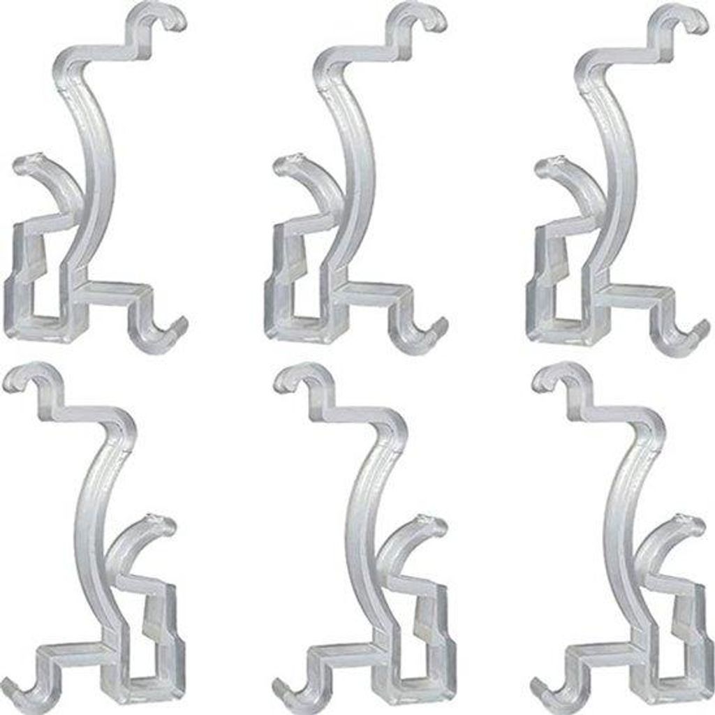 48 mm-Set aus 6 Schiebejalousien-Accessoires für Vorhangstangen