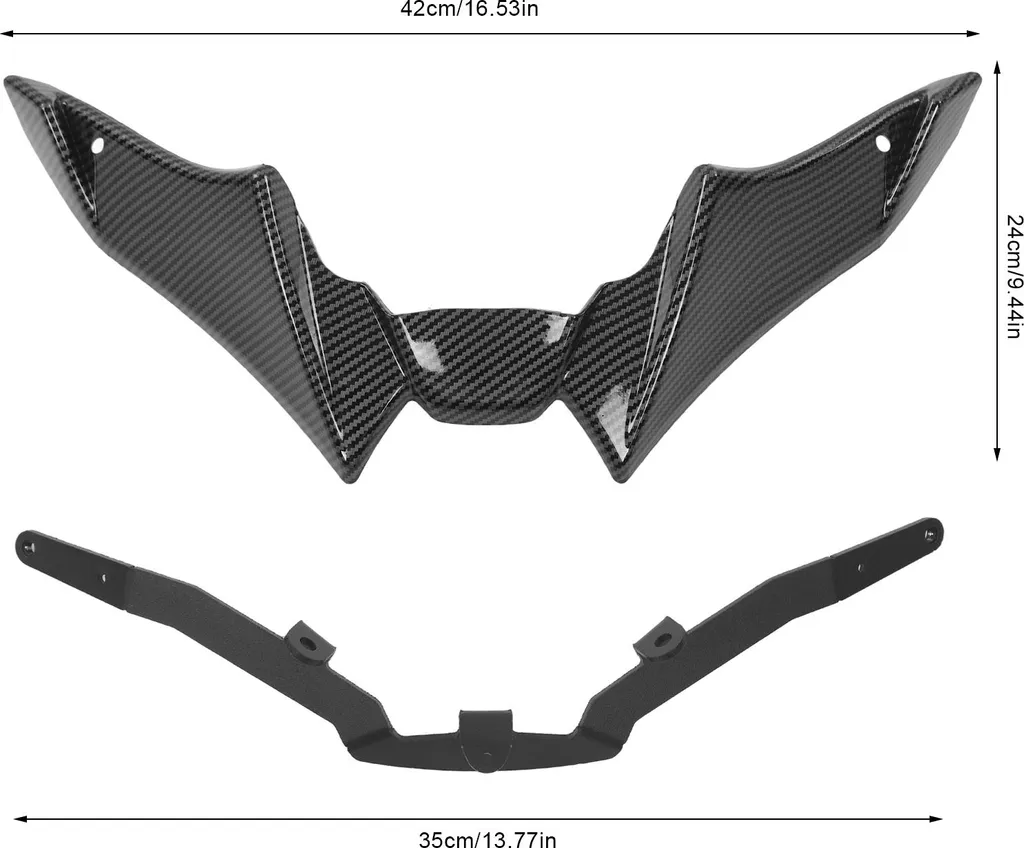 Couverture d'Aile de Moto Résistante aux Chocs Look Carbone MT-09 SP