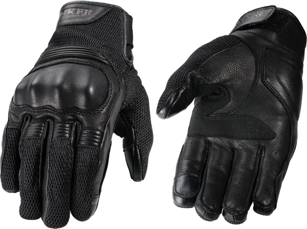 Gants moto Rokker Austin Mesh Noir M : finie la transpiration en été