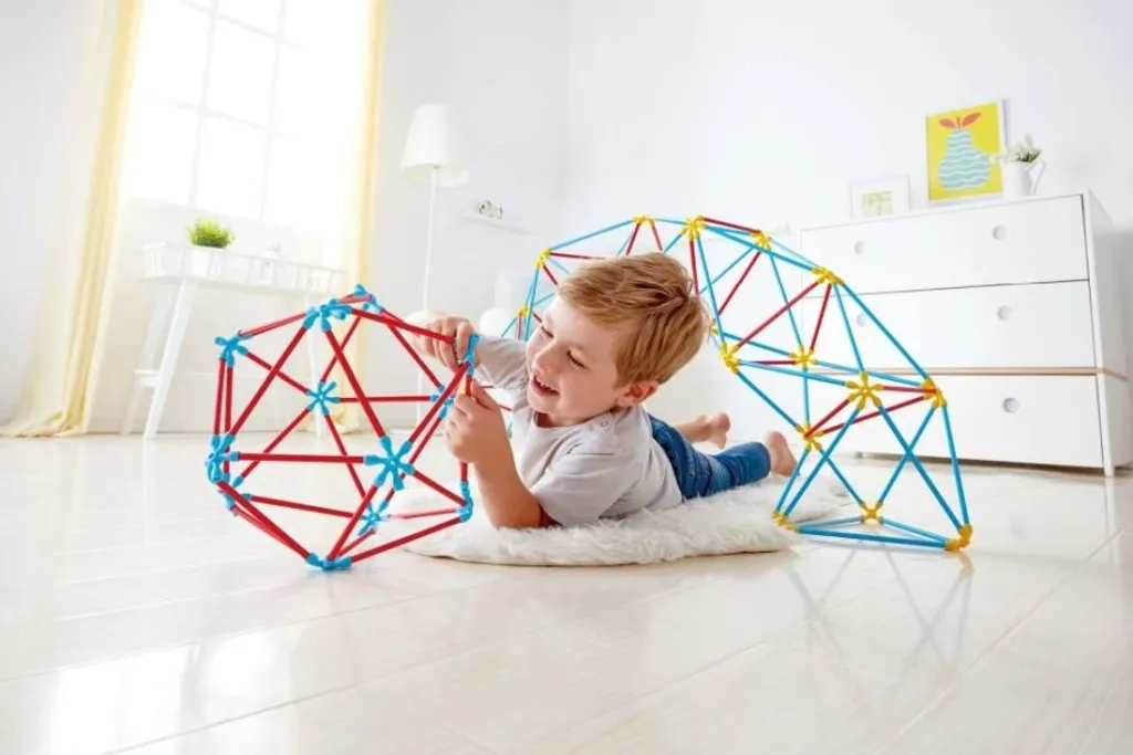 Apprendre à Bâtir avec le Kit d'Architecture Hape - Éveil Spatial 4+ - 5