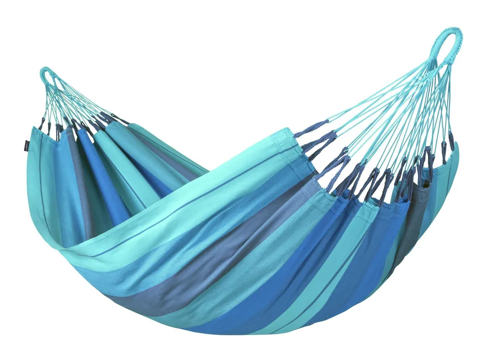La Siesta Modesta Lagoon Amaca Singola Blu in Cotone Biologico GOTS