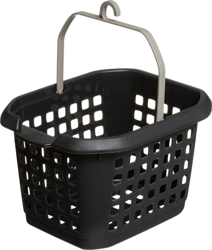 Panier pour ustensiles de toilette en inox noir mat T32