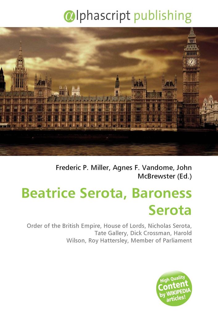 Beatrice Serota, Baroness Serota