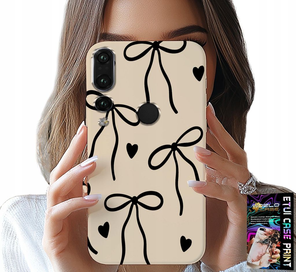 Fall Für Huawei P20 Pro - Beige Schleife Band Mode-Designs
