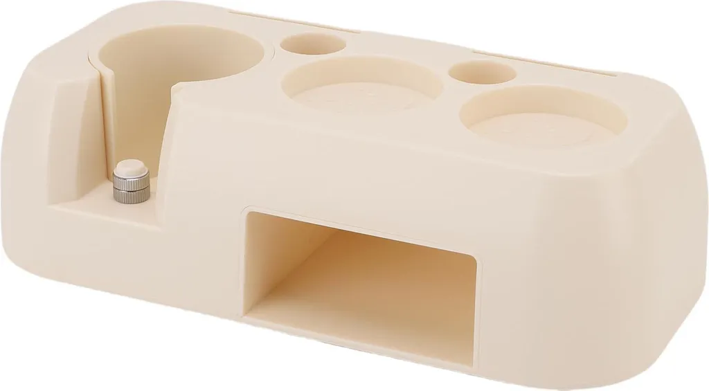 Support de Tassage Universel en ABS Beige pour Accessoires Expresso