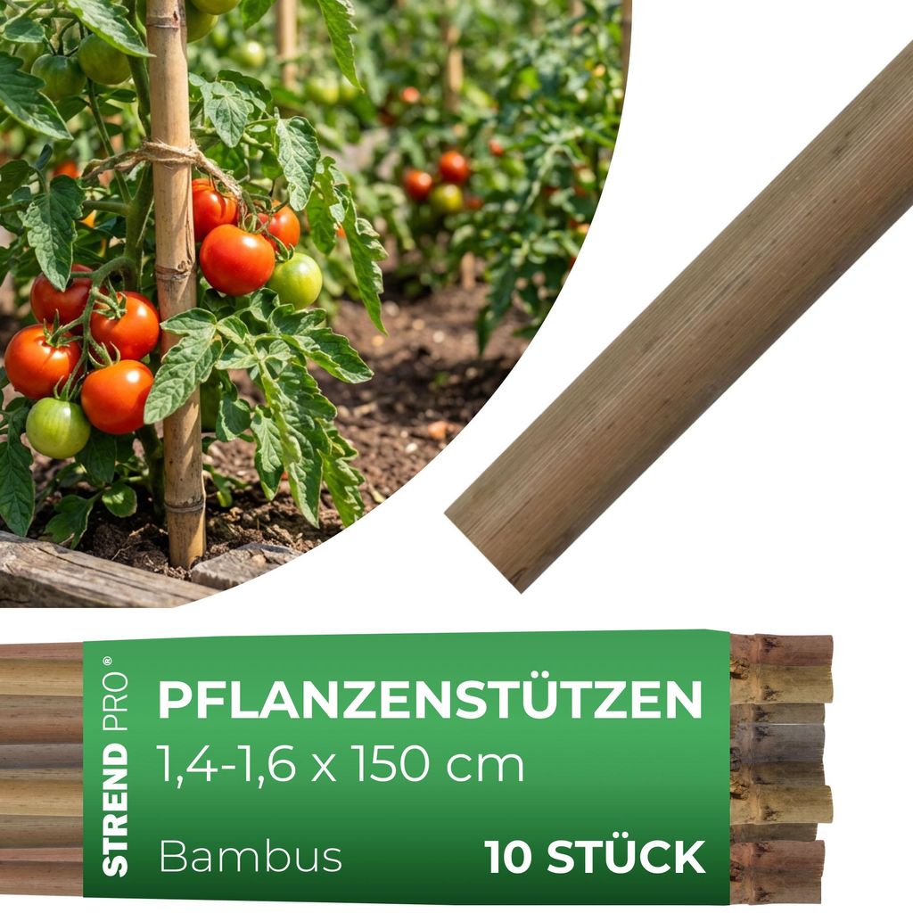 Stab Garden KBT 1500/14-16 mm, Pack. 10 Stk., Bambus, Produktbild 