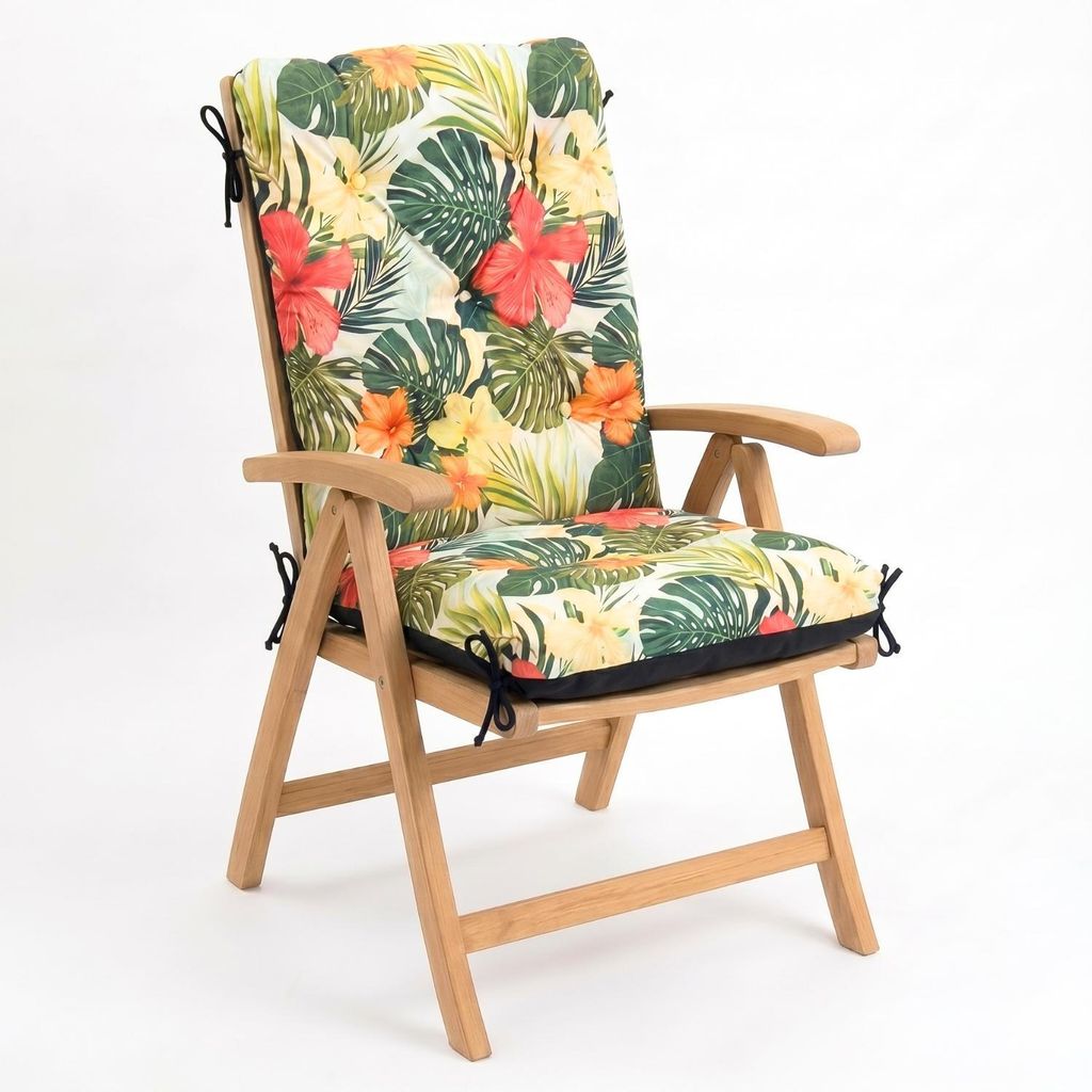 4L Textil Gartenstuhlauflage Niedriglehner Hochlehner Produktbild 
