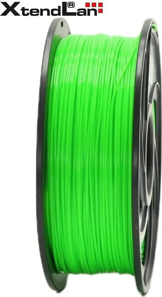 XtendLAN Filamento PLA Verde Brillante 1kg - 1,75mm per Tutta la Famiglia