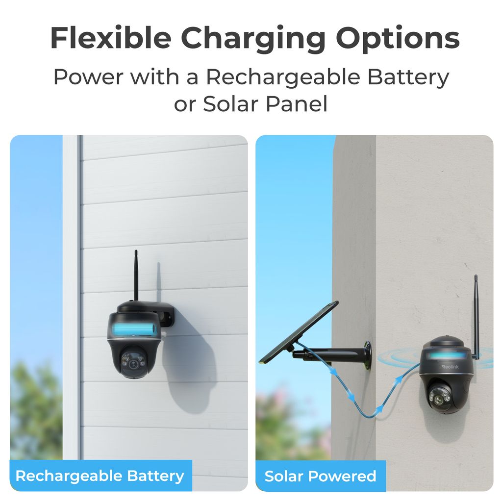 Reolink Argus PT+Solar Panel, 2K+ 5MP PTZ Solárna/Batériová Obrázok produktu 7