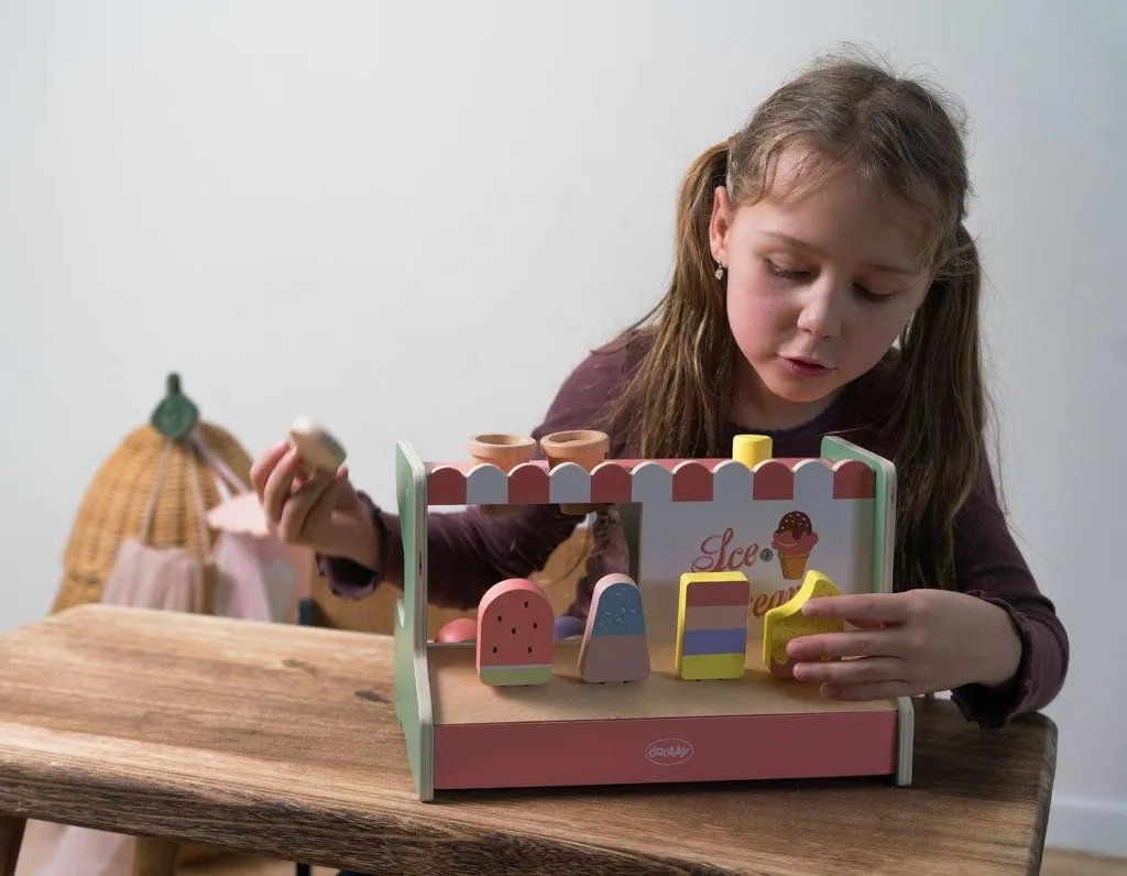 Ensemble de glaces à jouer Dantoy - Set complet pour marchande enfant