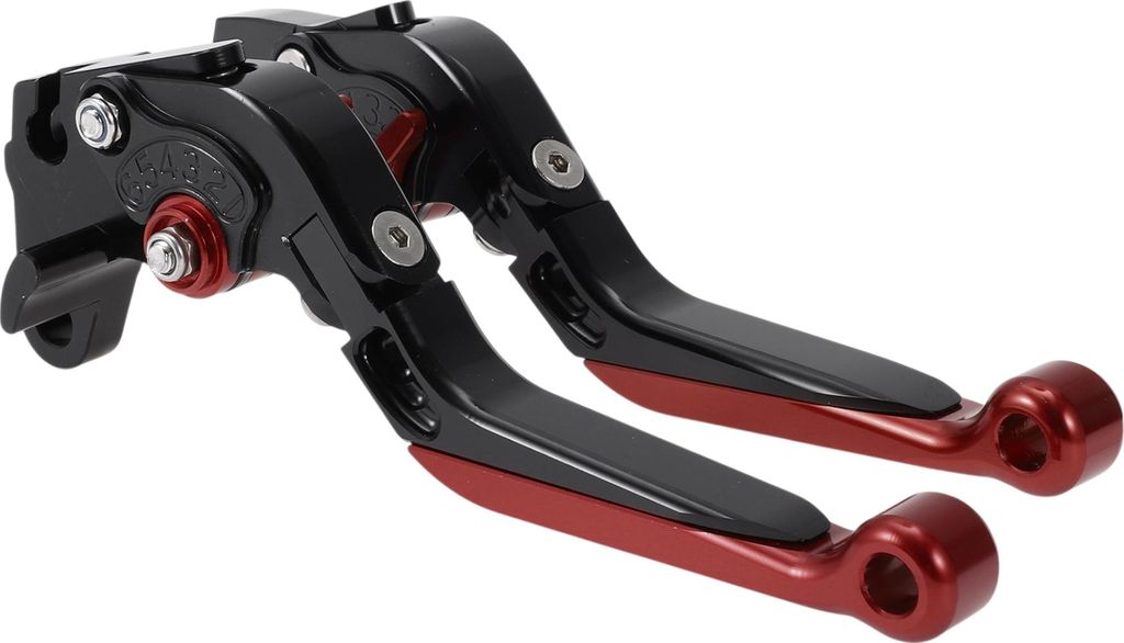 Kurz Lang Bremse Kupplung Hebel für Yamaha WR125X 09-15 Verstellbarer Motorrad Lenker Bremshebel Aluminium Legierung Schwarz Griff Rot Ende