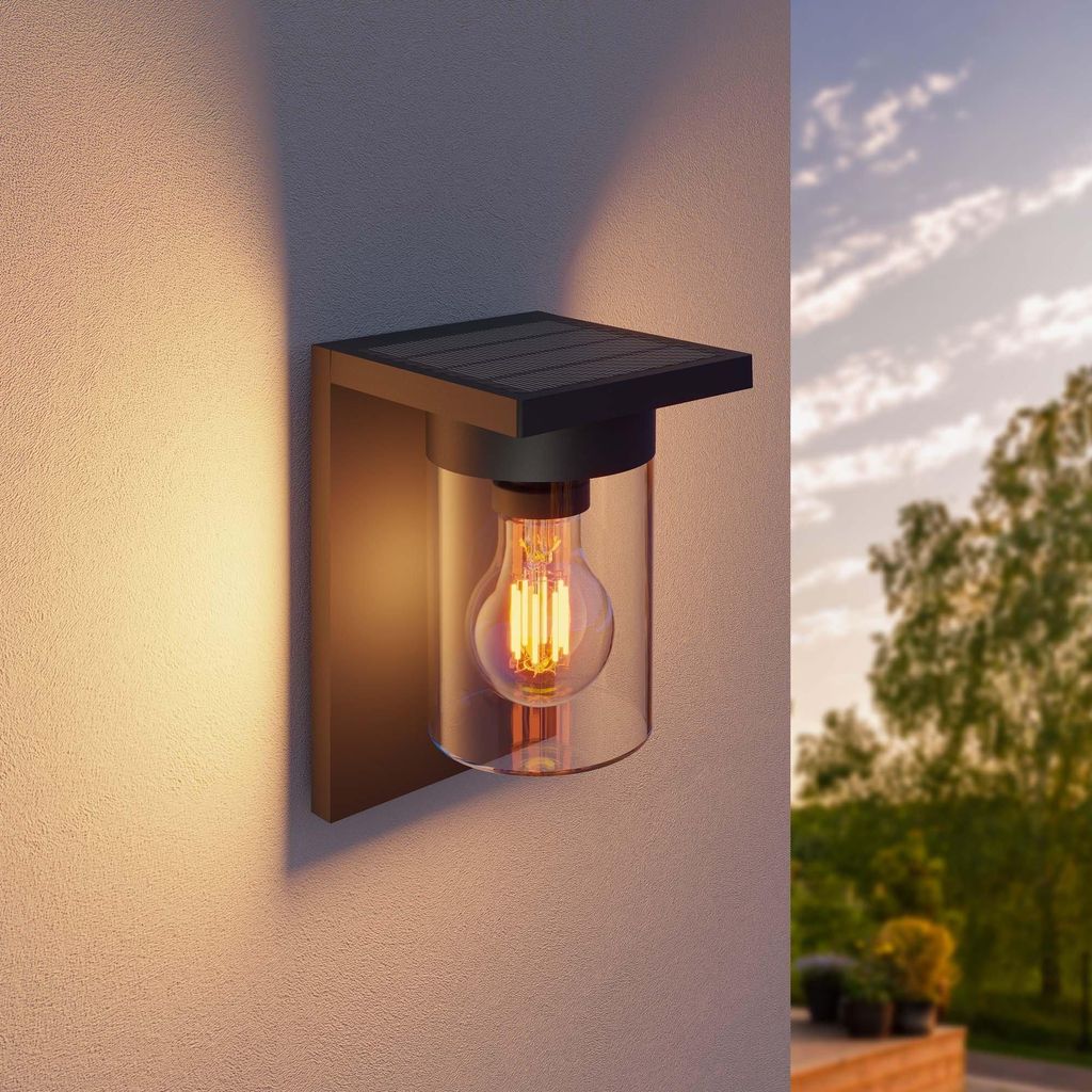 Ledvion LED Solar Wandleuchte Incl. Bewegungssensor Produktbild 
