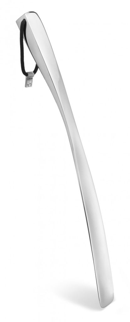 Umbra Accessories Slip Schuhanzieher, Schuhlöffel, Anziehhilfe, mit Band zum Aufhängen, Aluminiumguss, Aluminium, 377100008
