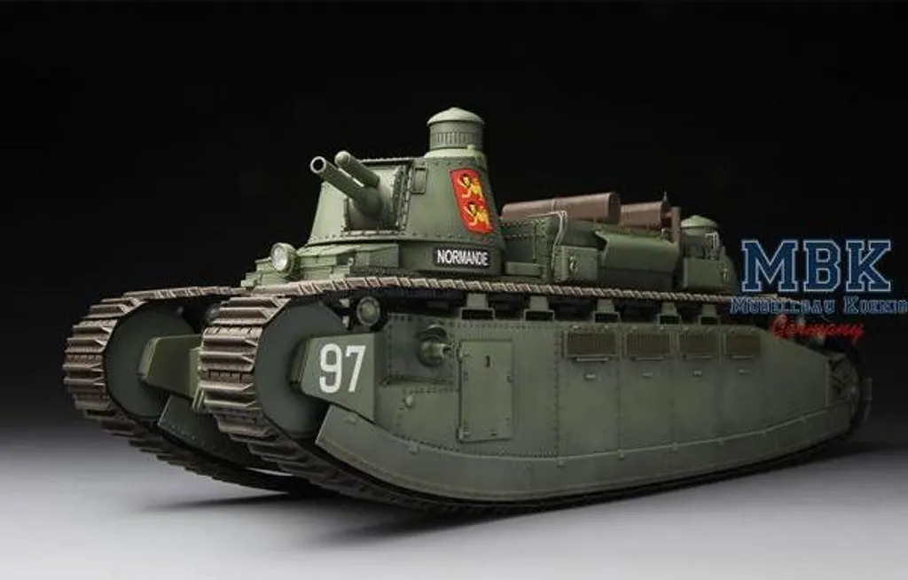 Char 2C MENG TS-009 Maquette Facile à Monter Sans Défauts de Moulage