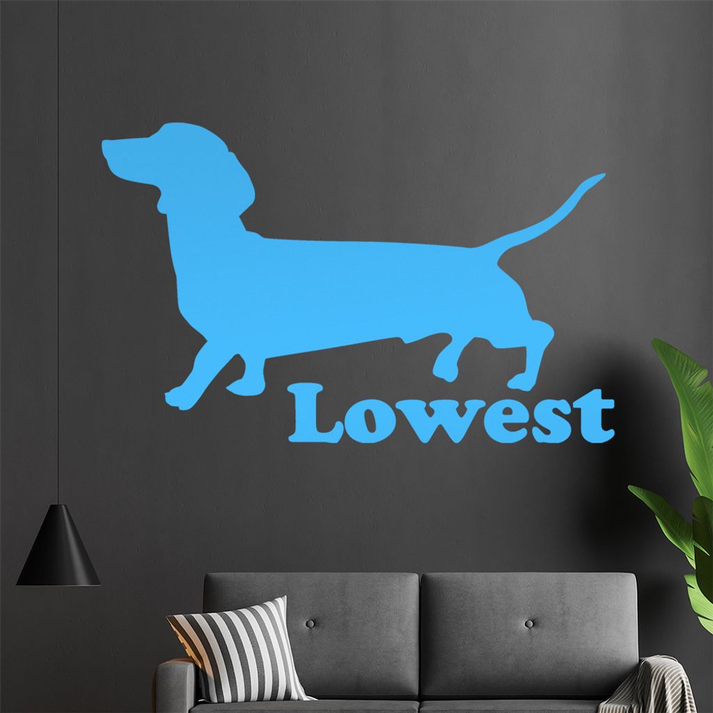 Lowest Wandtattoo in 6 Größen - Wandaufkleber Wall Sticker - Dekoration, Küche, Wohnzimmer, Schlafzimmer, Badezimmer