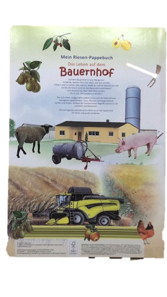 Riesenbilderbuch  mein Bauernhof 50c30cm Produktbild 2