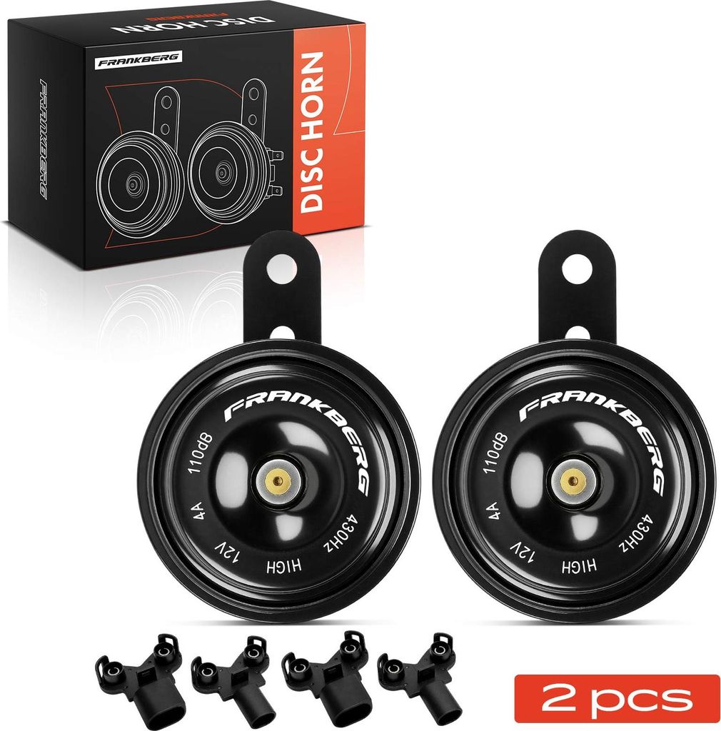 Frankberg 2x Scheibenhorn Horn Hupe für BMW X Mini Land Rover