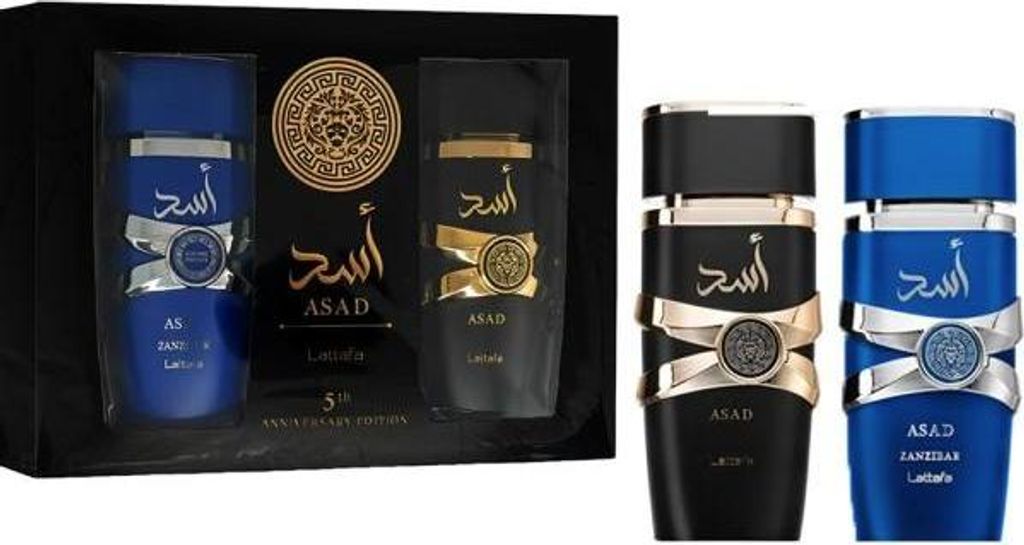 Lattafa Anniversary Edition Asad & Asad Zanzibar Eau de Produktbild 