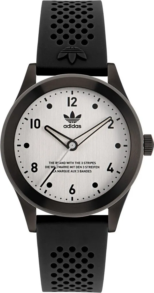 Adidas AOSY22517 Code Three Montre Bracelet Mixte Quartz Boîtier Acier