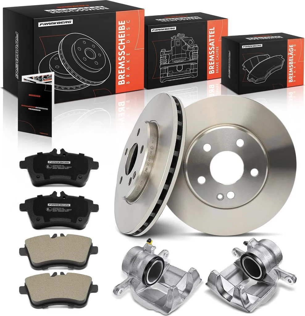 Étriers et Disques de Frein Avant pour Mercedes Classe A W169 et B W245