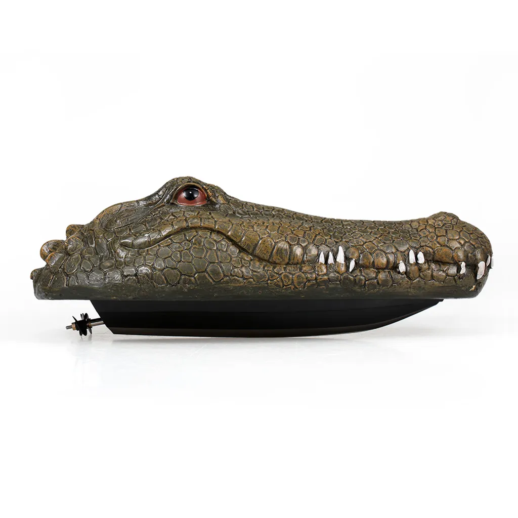 Bateau RC Simulation Crocodile Flytec Électrique avec Télécommande de Précision