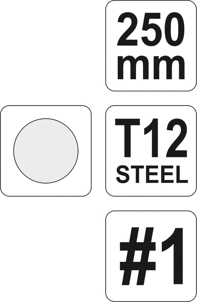 Yato Rundfeile 250Mm Glatt #1 6227