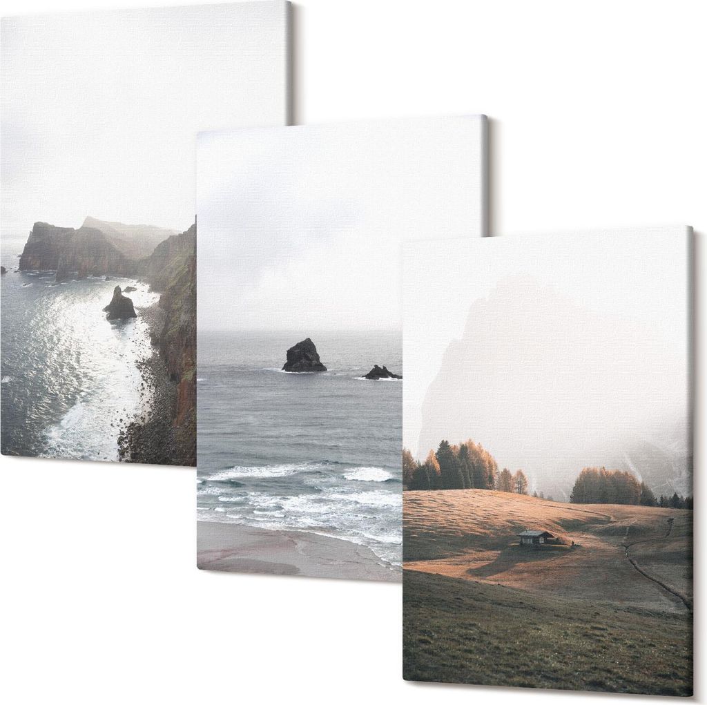Leinwandbilder – Wandbilder – Leinwandbild – Canvas Bild – Polycanvas – Kunstdruck – – Modern – Aufhängefertig – Mehrteilig – ...