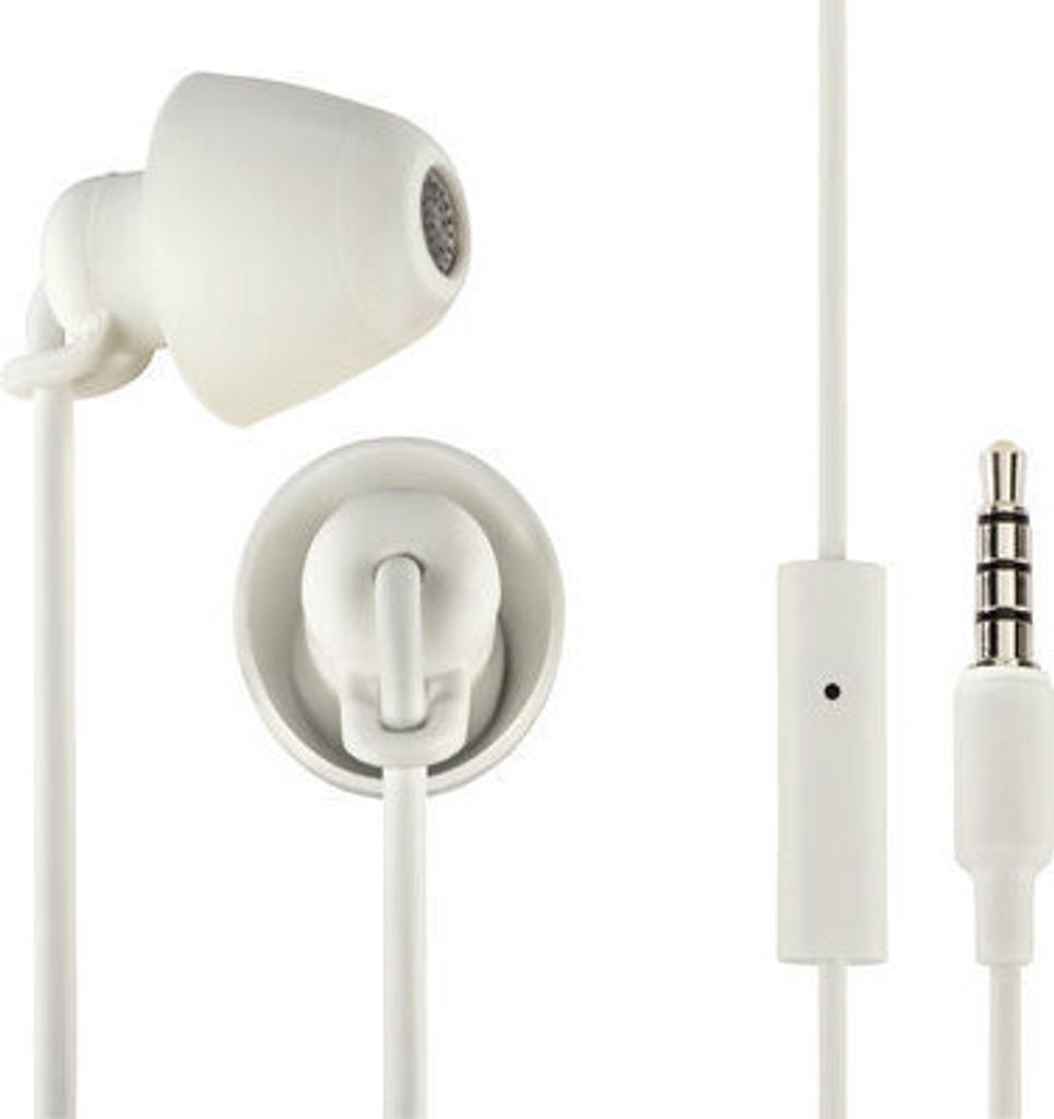 Thomson EAR3008W Piccolino Kopfhörer In Ear Headset, Lautstärkeregelung Weiß (132633)