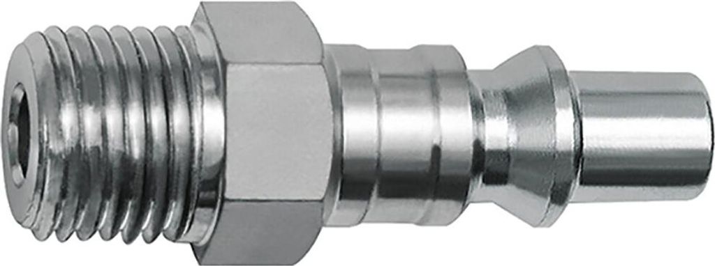 Riegler Nippel für Kupplungen NW 5,5, ARO 210, Stahl, G 1/8 AG