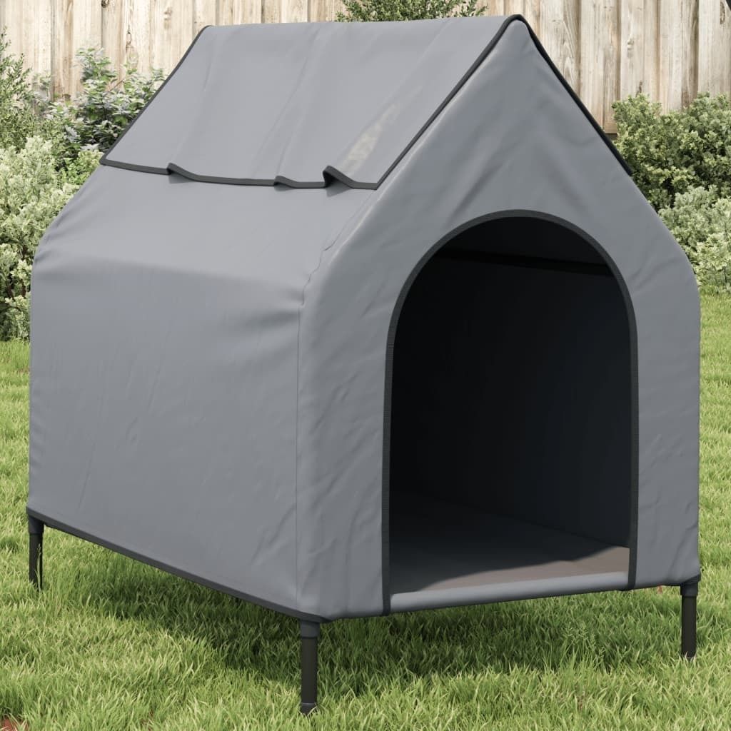 Möbel Hundehütte Anthrazit Oxford-Gewebe und Stahl - Hunde-Transportboxen 172591