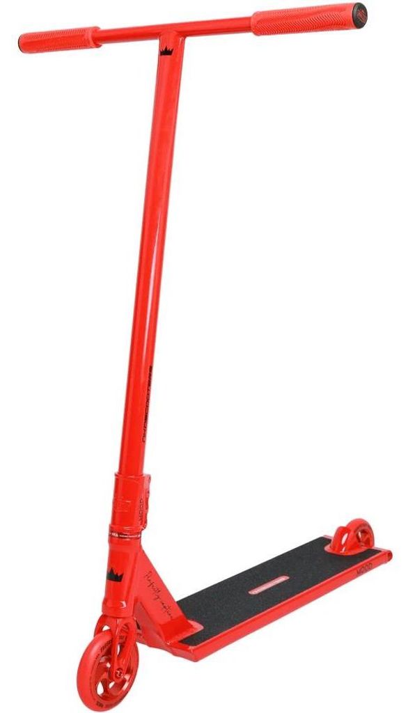NKD Mood Stunt Scooter Rot – Leichter Freestyle-Stunt-Scooter mit HIC-Kompressionssystem und 110-mm-Rädern für Park- und Street-Riding