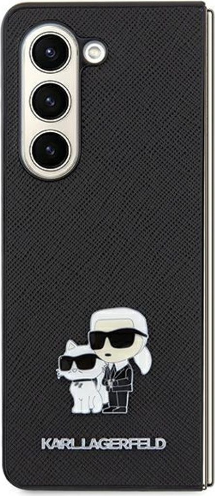 Karl Lagerfeld KLHCSA35SAKCNPK A35 A356 hardcase schwarz Saffiano Karl&Choupette Pin Schutzhülle