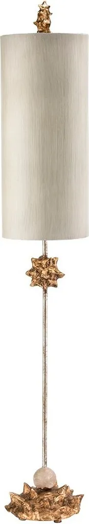 Casa Padrino Lampe de Table Design Or et Crème Ø 18 x H 100,6 cm