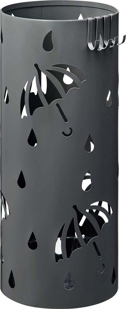 Rootz Schirmständer - Regenschirmständer - Aufbewahrung von Regenbekleidung - Sonnenschirmhalter - Schirmständer - Anthrazit - Ø20 x H49cm