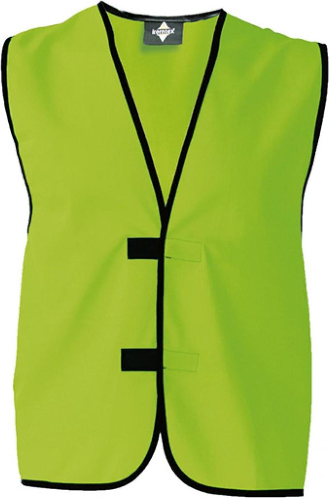 Korntex KXL | Herren Korntex Kennzeichnungsweste - Farbe: Neon Green - Größe: S