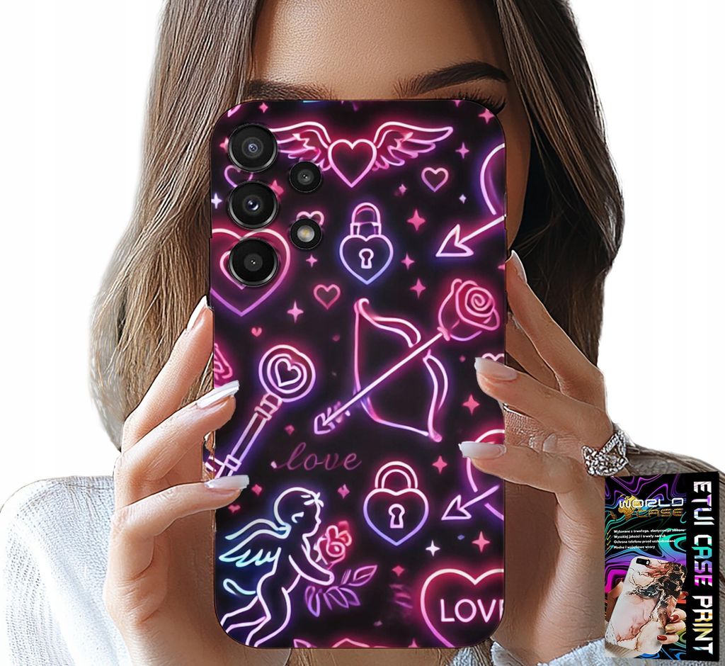 Etui Für Samsung Galaxy A32 5G - Valentinstasche, Beute, Amor, Herzen