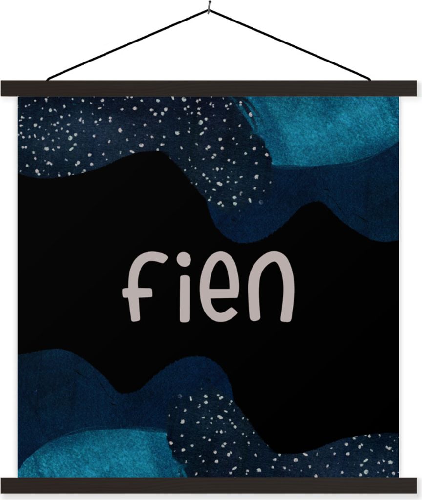 MuchoWow Textilposter Fien - Pastell - Mädchen 40x40 cm mit schwarzem Rahmen - Fotos